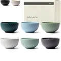 Produktbild: KIVY Müslischalen Keramik - 6 x 850ml - Große Bowls für Müsli & Suppen - Suppenschüssel - Bowl Schüssel Groß - Müslischüsseln - Suppenschalen Set - Schalen Set - Müsli Schüssel Keramik