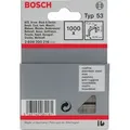 Produktbild: Feindrahtklammer Typ 53 BxL 11,4x10mm Dicke 0,74mm 1000er Pack rostfrei BOSCH