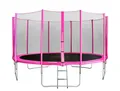 Produktbild: SixBros. SixJump 4,30 M Gartentrampolin Pink Trampolin Komplettset TP430/1767