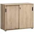 Produktbild: MÖBELPARTNER Schiebetürenschrank Emmik, 702042 weiß-eiche 1 Fachboden 100,1 x 41,0 x 83,6 cm