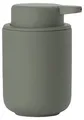 Produktbild: Zone Denmark Ume Seifenspender für Flüssigseife, Steingut/Keramik mit Soft Touch-Beschichtung, Skandinavisch im Design, 250 ml, Höhe 12,8 cm, Olive Green (Grün)