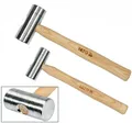 Produktbild: 2-tlg Schonhammer Ausbeulhammer Aluminium Kopf 30 + 50mm SET Alukopf Alu Hammer