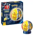 Produktbild: Ravensburger 3D Puzzle 11547 - Nachtlicht Puzzle-Ball Pokémon - für Pokémon Fans ab 6 Jahren, LED Nachttischlampe mit Klatsch-Schalter