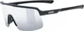 Produktbild: uvex Dyrt Black Matt - Mirror Silver Sonnenbrille, Einheitsgröße