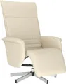 Produktbild: vidaXL Relaxsessel mit Fußteil Creme Kunstleder