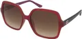 Produktbild: Guess GU7921-H BURGUNDY/BROWN SHADED MIRRORED 57/17/140 Uni Sonnenbrillen