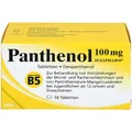 Produktbild: PANTHENOL 100 mg Jenapharm Tabletten 50 St