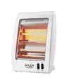Produktbild: Adler AD 7709 Quarz-Heizung, Heizstrahler, Heizung, 2 Heizstufen 400/800 W, Umkippschutz, 2 Quarzlampen, Tragegriff, Raumheizung, Heizgerät für Büro Wohnmobil Camping Zuhause, weiß, 1,1 m Kabel