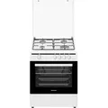 Produktbild: Gas-standherd Weiß (4-fl.) Erdgas Grillbrenner Gas Schublade Für Geschirr Flüssiggasdüsen-set Beiliegend 50 Cm Stg 599 - Oranier