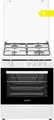 Produktbild: ORANIER Gas Standherd 50cm Weiß 4 Kochfelder Backofen STG599 A
