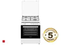 Produktbild: Oranier STG599 Gas Standherd Weiß Backofen Herd 50cm Küche