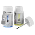 Produktbild: MG PRIME Autolack Lackstift Set für Volkswagen VW LC7Q / C7Q / B0 Delfingrau Metallic/Dolphin Grey Metallic Basislack Klarlack je 50ml