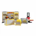 Produktbild: Bruder bworld DHL Shop mit Handhubstapler Paketshop Spielzeug Spielwelt 62251