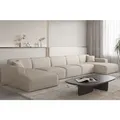 Produktbild: Wohnlandschaft Sofa U-Form CELES PREMIUM XL in Stoff Scala Hellbeige