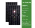 Produktbild: MyVoltaics Balkonkraftwerk 800 Watt MODULE nachrüsten mit 2 Modulen je 440+ Watt Versand gratis, 880 W, Trinasolar bifazial, (Set, 2-St., mehr Solarstrom auch bei geringer Sonne (Winter, dunkle Jahreszeit), 880+ W zusätzlich, Module sehr belastbar und witterungsbeständig