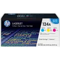 Produktbild: 3x Original HP 124A  Farbig toner (Q6001A Q6002A Q6003A) - Kostenloser versand