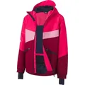 Produktbild: Crivit Kinder Skijacke Snowboard Winter Jacke Warm Kapuze Orange/Pink 134-140 - Rot - 134/140