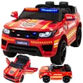 Produktbild: 🚒 Deutsche FEUERWEHR, Kinderauto Elektroauto Feuerwehrauto mit Sirene Funkgerät