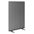Produktbild: Hespéride – Sichtschutzwand Zupta Graphit 180 x 120 cm, korrosionsbeständiges Aluminium – für Garten, Terrasse, als Außentrennwand