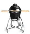 Produktbild: BUSCHBECK Kamado Grill schwarz, mit Extra Zubehör, Maße L72 x B130 x H121 cm schwarz