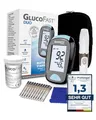 Produktbild: GLUCOFAST Duo Blutzuckermessgerät Starter-Set – inkl. 10 Teststreifen & Lanzetten | Diabetes Messgerät für mg/dl Messung | Präzise & einfach anzuwenden