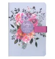 Produktbild: A5 Adresse & Geburtstag Buch Blumenmuster Butterfly Design Pastell Satin