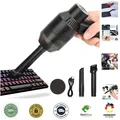 Produktbild: Dealswin Mini-Staubsauger Kabellos - Hochleistungs-Tastaturreiniger in Schwarz