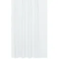 Produktbild: Ekershop Textil Duschvorhang Uni Weiß 180x200cm ink.12 Ringe