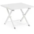 Produktbild: Gartenbeistelltisch Taylor aus Aluminium, modern, klappbar, weiß, rechteckig, pflegeleicht