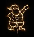 Produktbild: DEGAMO Fensterbild beleuchtet Nikolaus Weihnachtsmann 42cm, 50 LED weiss, 230V