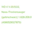 Produktbild: WD 4 V-20/5/22, Nass-/Trockensauger (gelb/schwarz) 1.628-209.0 (4066529027870)