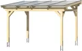 Produktbild: Skanholz Terrassendach Sanremo, BxT: 434x250 cm, Bedachung Doppelstegplatten, Leimholz