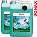 Produktbild: 2x SONAX Scheibenreiniger Ocean Fresh gebrauchsfertig Scheiben Wischwasser 5L