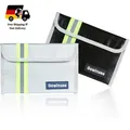 Produktbild: Feuerfeste Tasche 2 Stück mit Klettverschluss, Geldbörse 12,7x20,3 cm