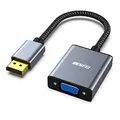 Produktbild: BENFEI DisplayPort auf VGA, Unidirektional DisplayPort DP Computor zu VGA Monitor Adapter 1080P (Stecker auf Buchse), kompatibel für Lenovo Dell HP ASUS [Nylon geflochten&Aluminum Alloy]