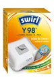 Produktbild: Swirl Staubsaugerbeutel Swirl Y98 Y 98, passend für Clatronic Severin Staubsauger, inkl. 1 Filter - zuschneidbar, 4 St., Optimale Passform, EcoPor Qualität für lange Nutzungsdauer