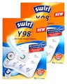 Produktbild: 8 Beutel SWIRL Y 98 Micropor Staubsaugerbeutel Y98  frei Haus per Briefversand