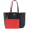 Produktbild: LACOSTE Schultertasche Shopper Anna Shopping Bag Peacoat Salsa blau rot - Blau/Rot