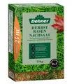 Produktbild: Dehner Rasensamen Herbst-Nachsaat Saatgut, schnell keimend, regenerierend, 750 g, 25 m², robust, nährstoffreich, ideal nach dem Sommer, pflegeleicht