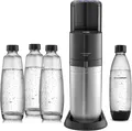 Produktbild: SodaStream Wassersprudler E-DUO Bundle, inkl. 1 CO2-Zylinder, 3x 1L Glasflasche & 1x 1L KSTF-Flasche