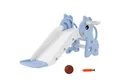 Produktbild: AIYAPLAY Rutscher Kinderrutsche, 3 in 1, Kleinkinderrutsche mit Basketballkorb, (Rutsche mit Basketball für Kinder 1 bis 3 Jahre, 1-tlg., Indoor), 106 x 51,5 x 52 cm, Blau