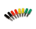 Produktbild: McPower Rundstecker Bananenstecker-Set, 4mm, 4 Farben, 8-teilig