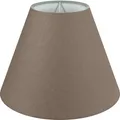 Produktbild: Premium Lampenschirm Stehlampe Hängelampe Braun Baumwolle E14/E27 S=UØ 20cm