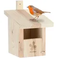 Produktbild: Relaxdays Nistkasten, Hellbraun, Holz, 17x25x21.5 cm, Gartenzubehör, Gartenpflege, Vogelhäuser