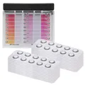 Produktbild: POWERHAUS24 Premium Rapid Tester mit 200 Testtabletten, 100x freies Chlor/Brom und 100x pH, detaillierte Farbskala, bis zu 16 Farbabstufungen, Reagenzien Made in Germany