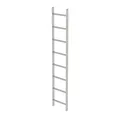 Produktbild: MUNK Schachtleiter aus Edelstahl 400mm breit 8 Sprossen 2,24m lang
