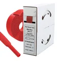 Produktbild: Schrumpfschlauch Rot 2:1 5m Rolle in Spenderbox 12,7mm auf 6,4mm ohne Kleber