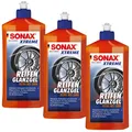Produktbild: 3x Sonax Xtreme ReifenGlanzGel Reifenglanz 500ml Ultra Wet Look Nass-Optik