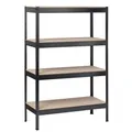 Produktbild: SCHULTE REGALWELT Regal, Grundregal M, 1800 x 1000 x 400 mm, 900 kg max. Belastung - schwarz