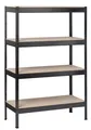 Produktbild: SCHULTE Regalwelt Schwerlastregal, 4 Holzböden, 180x100x40 cm (HxBxT), schwarz